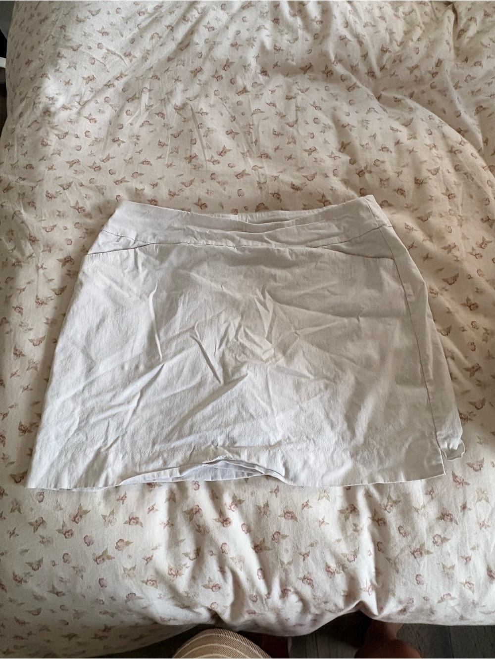 Charter Club White Mini Skirt